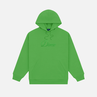 CURSIVE LOGO HOODIE - KELLY GREEN