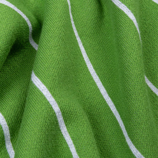 STRIPED SS KNIT - GREEN