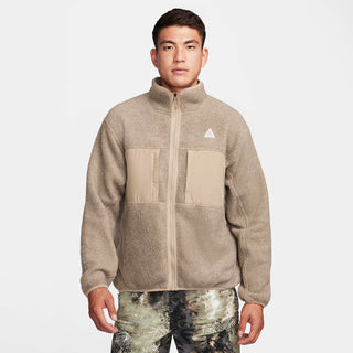 ACG "ARCTIC WOLF" FULL ZIP FLEECE - KHAKI / LIGHT IRON ORE