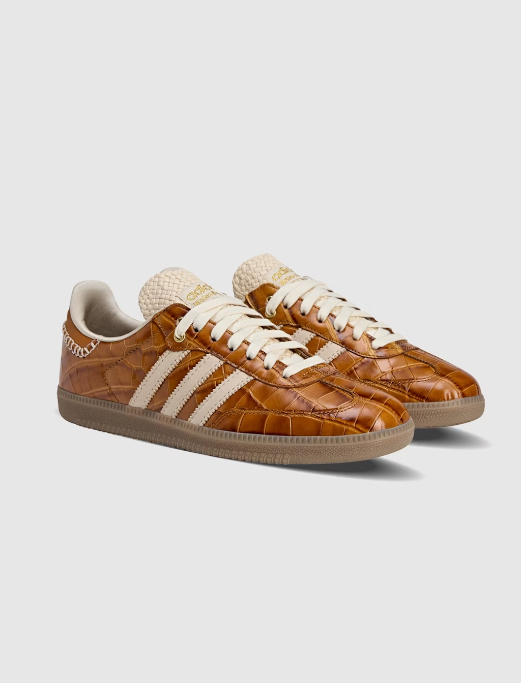 WALES BONNER X ADIDAS SAMBA - SUPPLIER COLOUR / WONDER WHITE / NIGHT BROWN