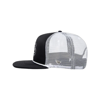 PAPER PLANES SCRIPT TRUCKER HAT - BLACK