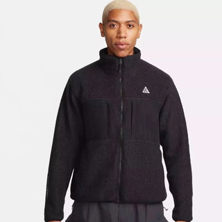 ACG "ARCTIC WOLF" FULL ZIP FLEECE - BLACK