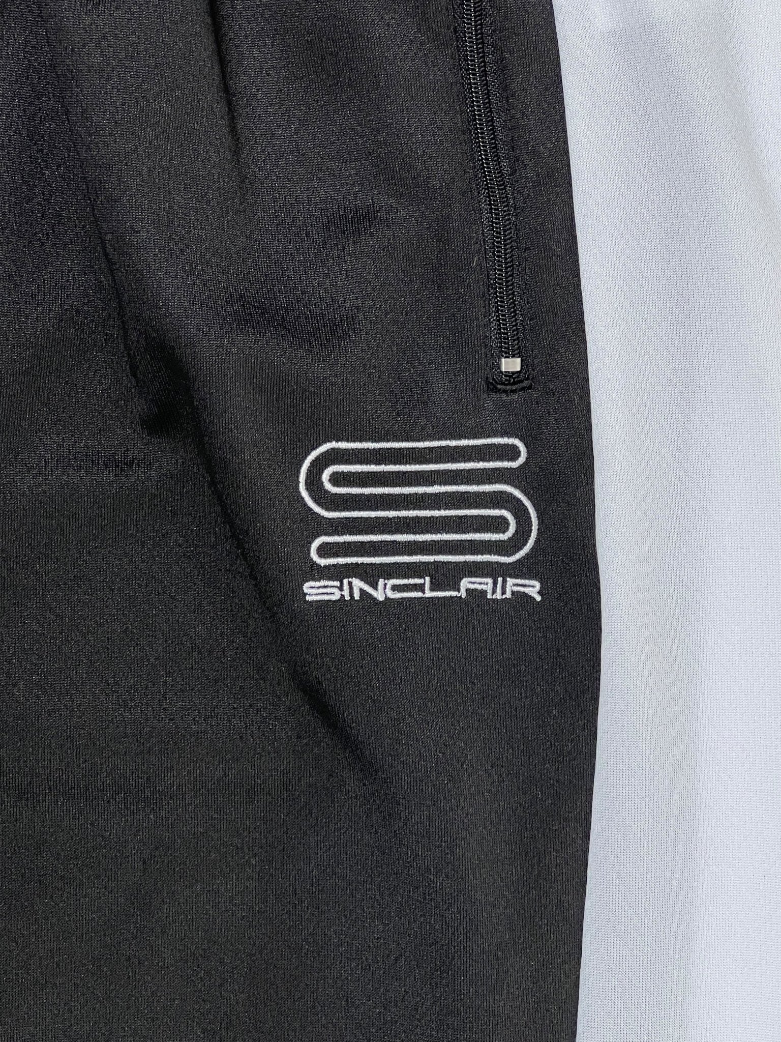 TECH LOGO TRACK PANT - BLACK / WHITE