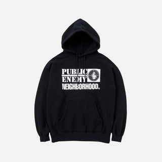 NH X PUBLIC ENEMY SWEATPARKA LS - BLACK