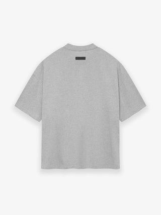 CREWNECK T-SHIRT - LIGHT HEATHER GREY