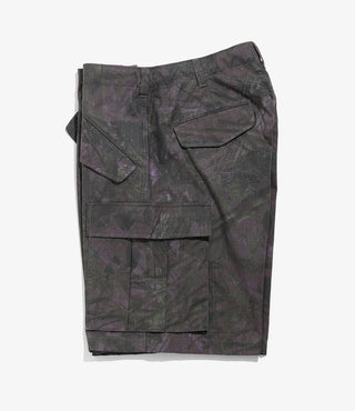 BELTED BDU SHORT-RIPSTOP/S2W2 CAMO - PURPLE