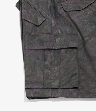 BELTED BDU SHORT-RIPSTOP/S2W2 CAMO - PURPLE