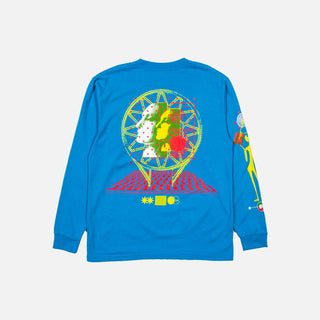 WITHIN YOURSELF LS TEE - ELECTRIC BLUE