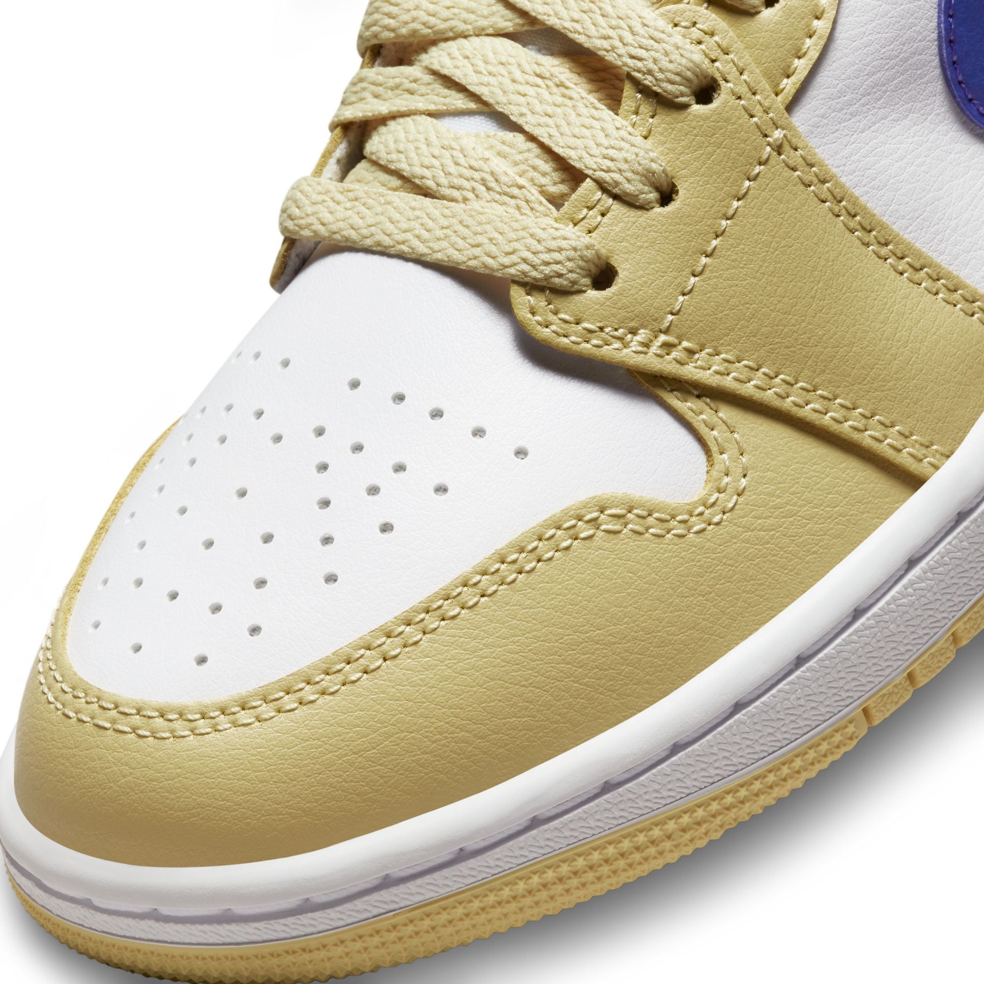 WMNS AIR JORDAN 1 MID - LEMON WASH / WHITE / LAPIS