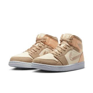 WMNS AIR JORDAN 1 MID SE "CANVAS KHAKI"