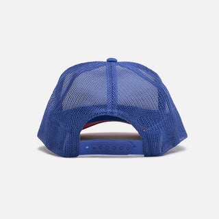 LAPSTONE TRUCKER HAT - ROYAL / RED