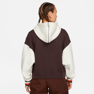 MCR X AIR JORDAN WOMEN`S PULLOVER HOODIE - BROWN BASALT