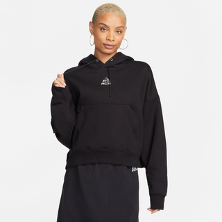 WMNS ACG THERMA-FIT "TUFF KNIT" HOODIE - BLACK / summit White