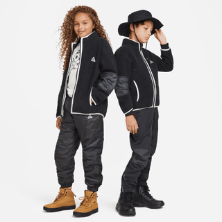 ACG KIDS SHERPA JACKET - BLACK / WHITE