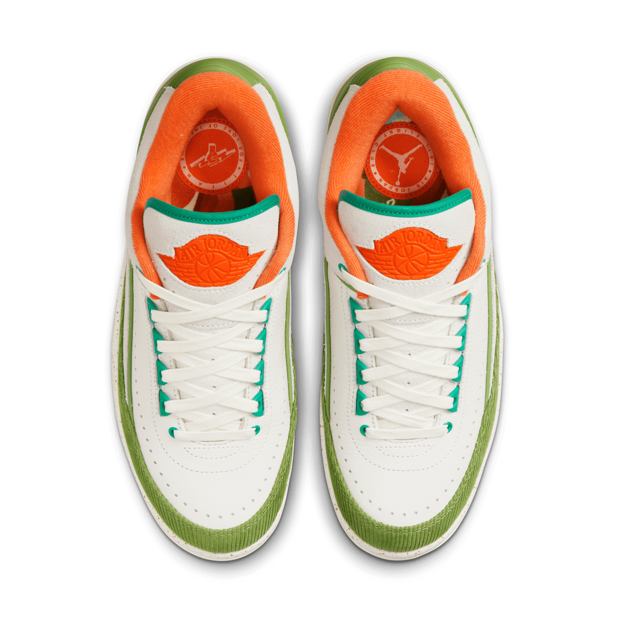 WMNS TITAN X AIR JORDAN 2 RETRO LOW SP - SAIL / SAFETY ORANGE