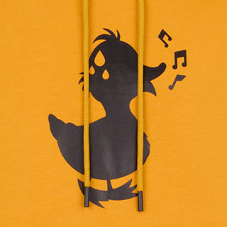 COMPOUND X SAVE THE DUCK "DUCK" HOODIE - YELLOW / BLACK