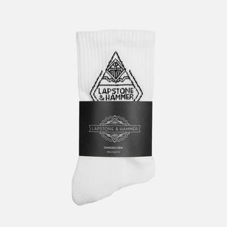 DIAMOND CREW SOCK - WHITE