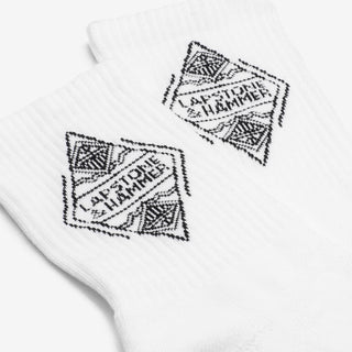 DIAMOND CREW SOCK - WHITE