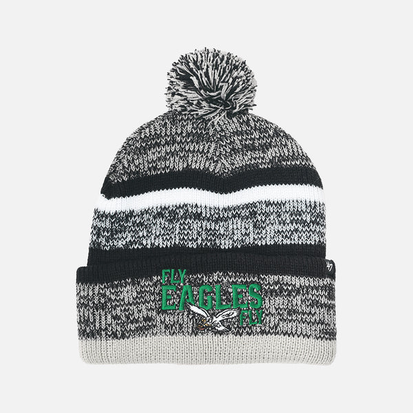 Philadelphia Eagles NFC Champions Cuff Black Knit Hat