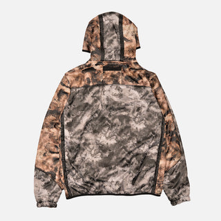 MESH POLAR FLEECE ZIP UP HOODIE - CAMO