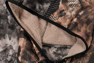 MESH POLAR FLEECE ZIP UP HOODIE - CAMO