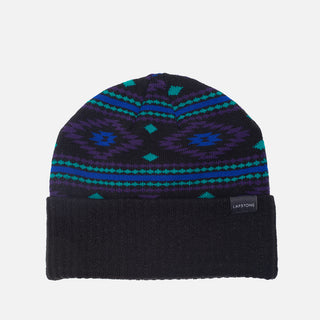 LAPSTONE INTARSIA KNIT BEANIE - BLACK