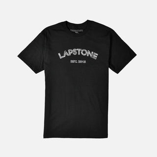 LAPSTONE ARCH DECO TEE - BLACK / WHITE