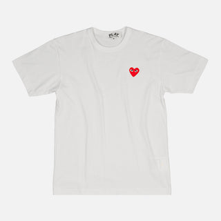 CLASSIC HEART LOGO TEE - WHITE