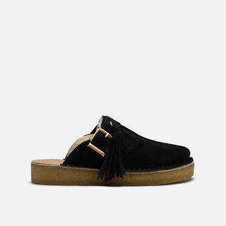 WMNS TREK MULE - BLACK SUEDE