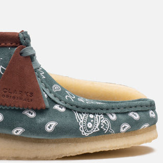 WMNS WALLABEE - GREEN PAISLEY