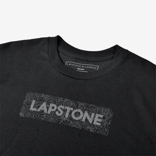 LAPSTONE DECO BOX TEE - BLACK REFLECTIVE