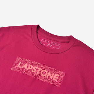 LAPSTONE DECO BOX TEE - BERRY