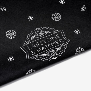 LAPSTONE STACK DECO BANDANA - BLACK / WHITE