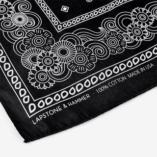 LAPSTONE STACK DECO BANDANA - BLACK / WHITE