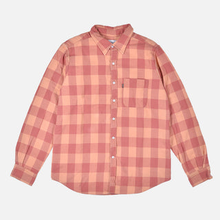 VINTAGE WASH BUFFALO CHECK FLANNEL - RUST