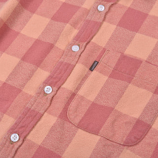 VINTAGE WASH BUFFALO CHECK FLANNEL - RUST