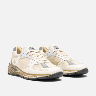 RUNNING DAD - BEIGE / WHITE / SILVER