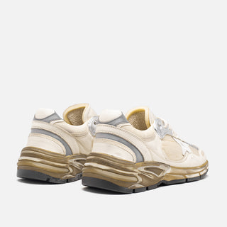 RUNNING DAD - BEIGE / WHITE / SILVER