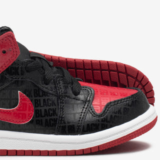 AIR JORDAN 1 MID SS (TD) "BLACK + RED = BRED"