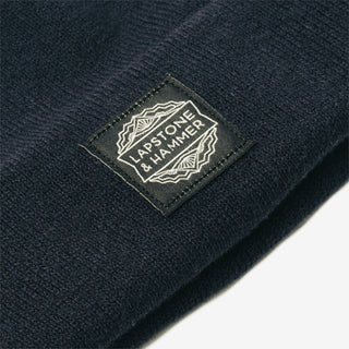 LAPSTONE KNIT BEANIE - NAVY