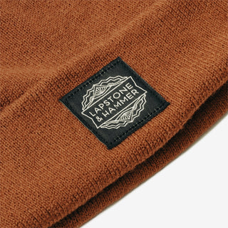 LAPSTONE KNIT BEANIE - BROWN