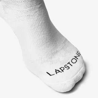 LH INTERLOCK SOCK - WHITE