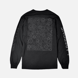 LAPSTONE DECO L/S TEE - BLACK / REFLECTIVE