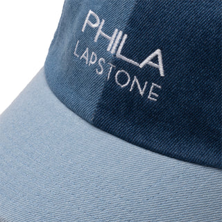 LAPSTONE X M&N DENIM 76ERS DAD HAT - BLUE