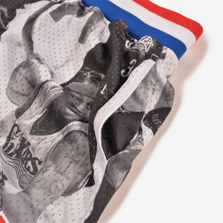 LAPSTONE X M&N ICON COLLAGE 76ERS SHORT - MULTI