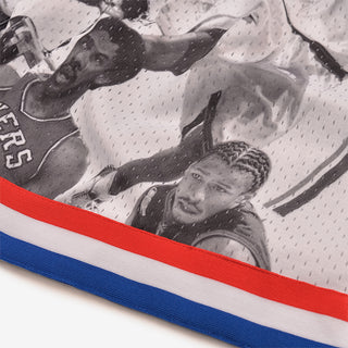 LAPSTONE X M&N ICON COLLAGE 76ERS SHORT - MULTI