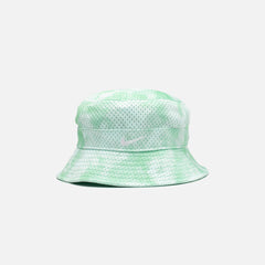 Dalix Lilac Cat Bucket Hat Tie Dye Green / Large