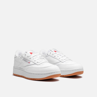 WMNS CLUB C DOUBLE - WHITE / GUM