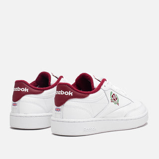 CLUB C 85 - WHITE / BURGUNDY