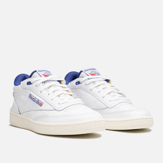 CLUB C MID II VINTAGE - WHITE / COBALT